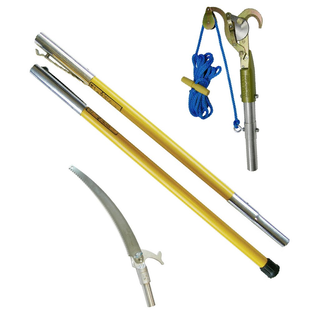 Jameson FG-6PKG-1 FG-Series Manual Pole Saw with Two 6-Foot Fiberglass Poles for Tree Care Professionals
| Jameson FG-6